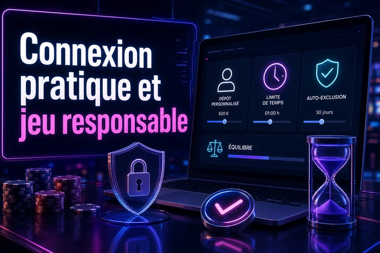 Connexion pratique et jeu responsable