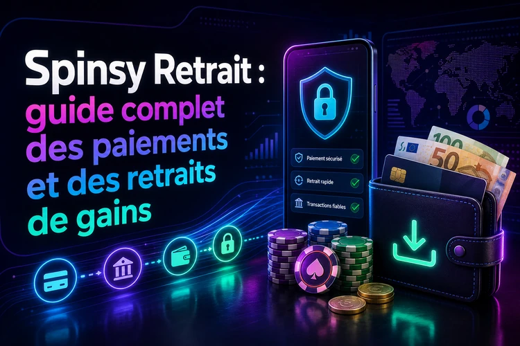Spinsy Retrait : guide complet des paiements et des retraits de gains